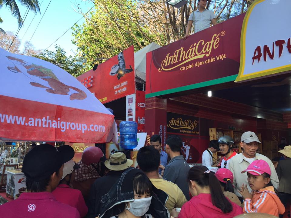 AnThaiCafe đã sẵn sàng cho lễ hội cà phê Buôn Ma Thuột 2017