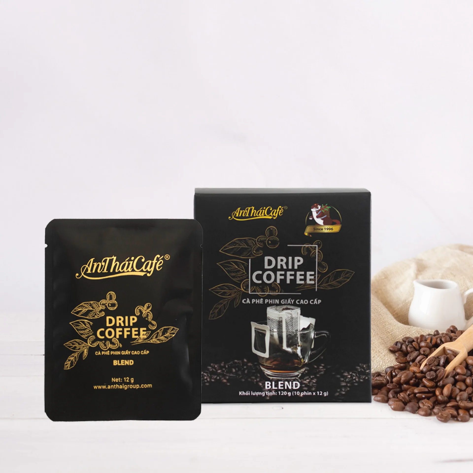 Premium Blend Drip Coffee (10 packs x 12g) - AnTháiCafé
